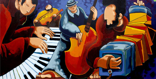 Lunfardo. by Didier Franco, Painting for Sale on Select