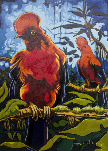 Atracción by Didier Franco, Painting for Sale on Select