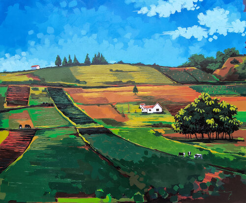 Falda by Didier Franco, Painting for Sale on Select