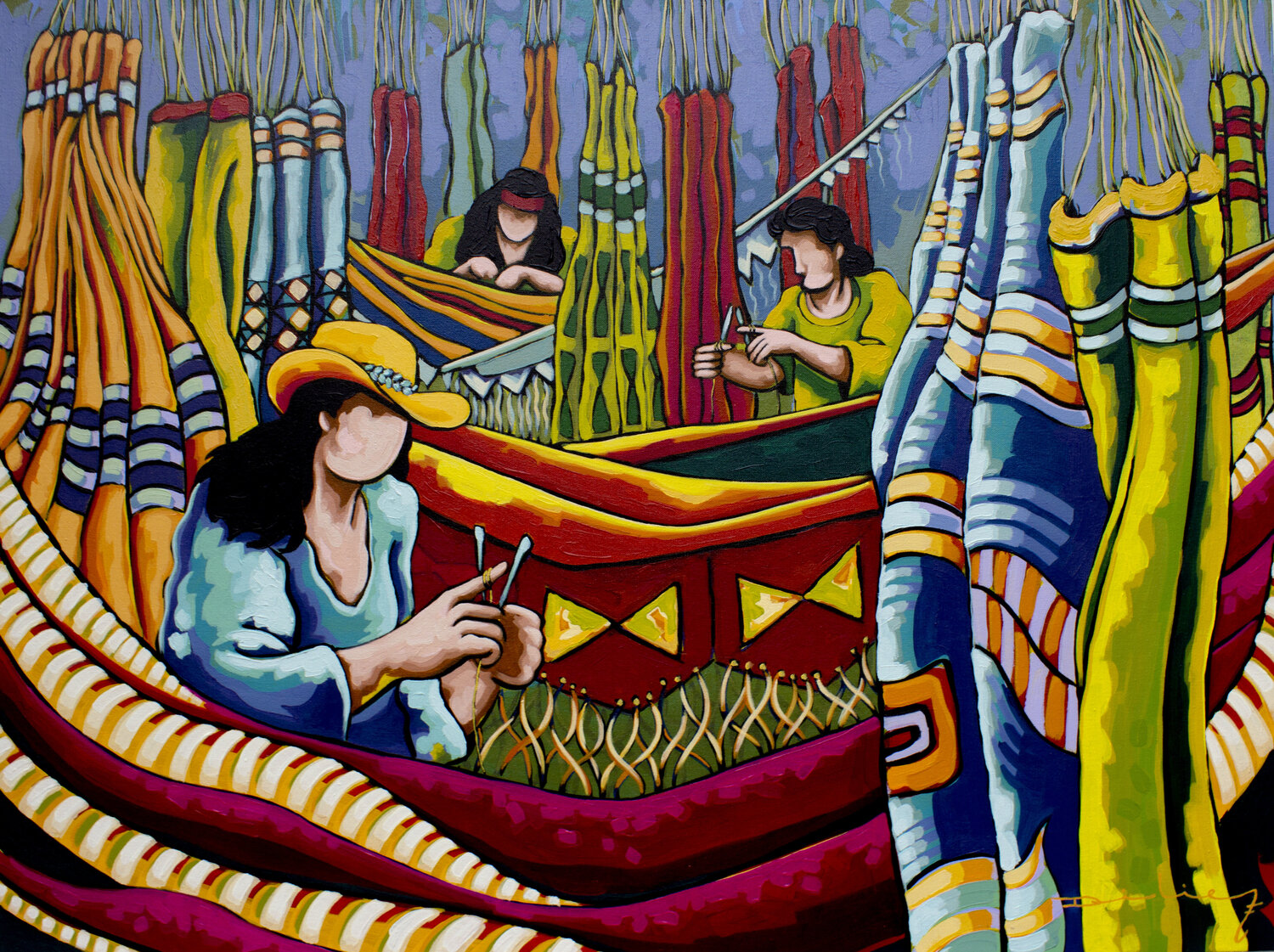Corriente guajira. Didier Franco Original painting for sale