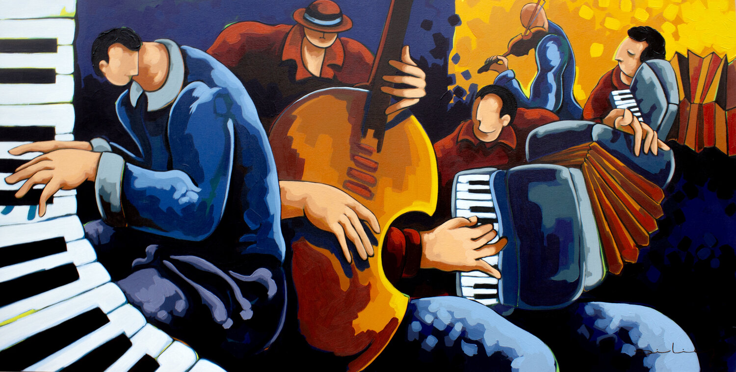 Milonga Didier Franco Original painting for sale