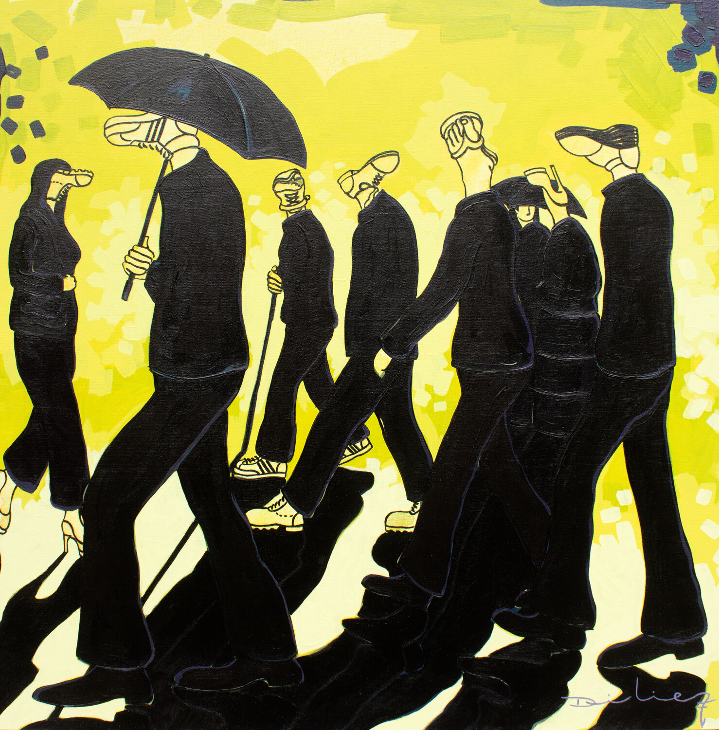 en sus zapatos Didier Franco Original painting for sale