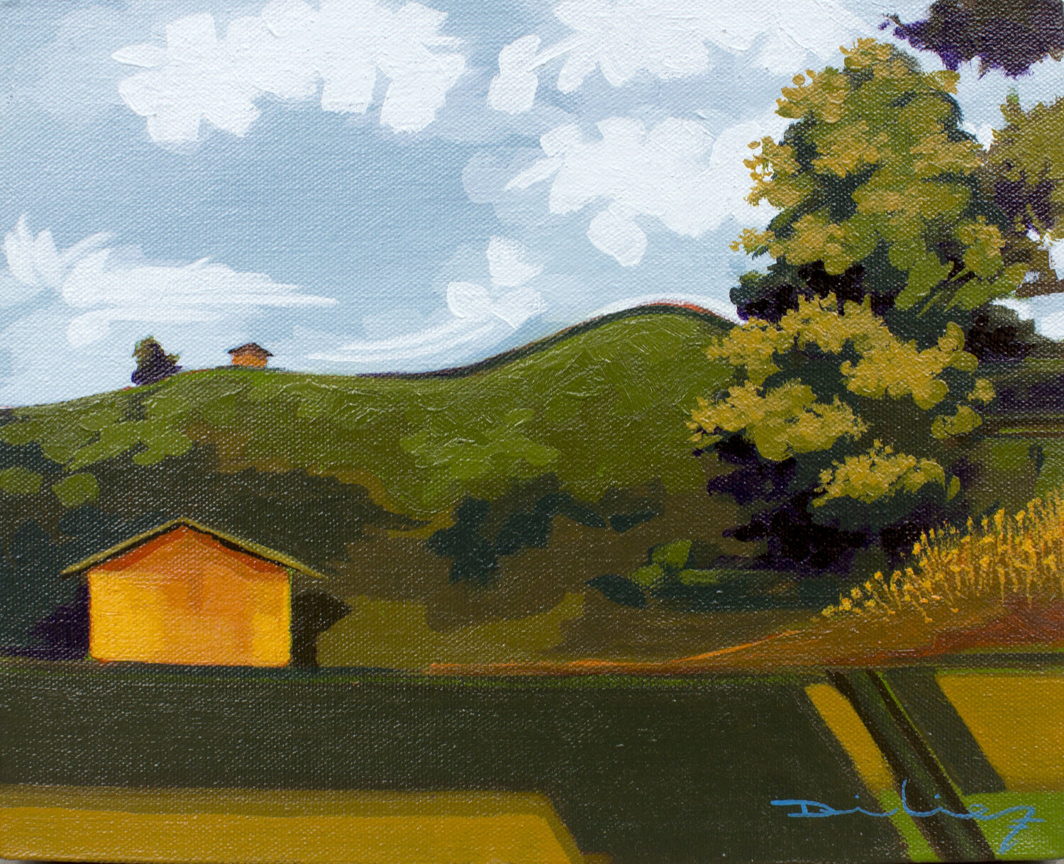 Estudio #4 Didier Franco Original painting for sale