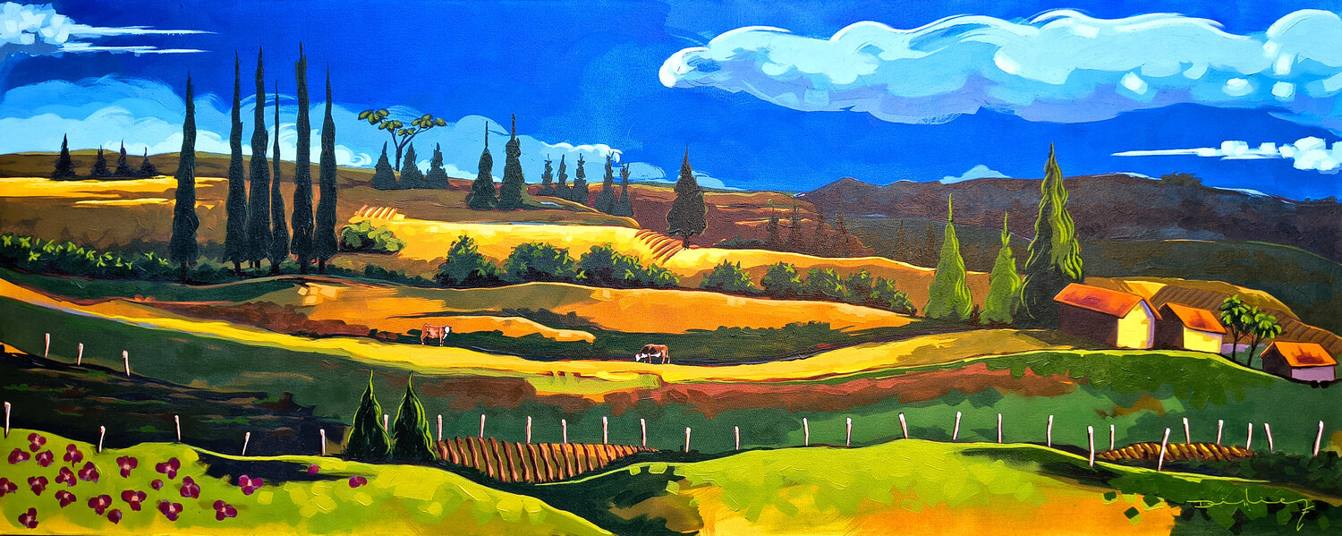 Camino al Cocuy Didier Franco Original painting for sale