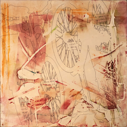 Gazelle - Überschneidung I by Oliver Sachse, Painting for Sale on Select