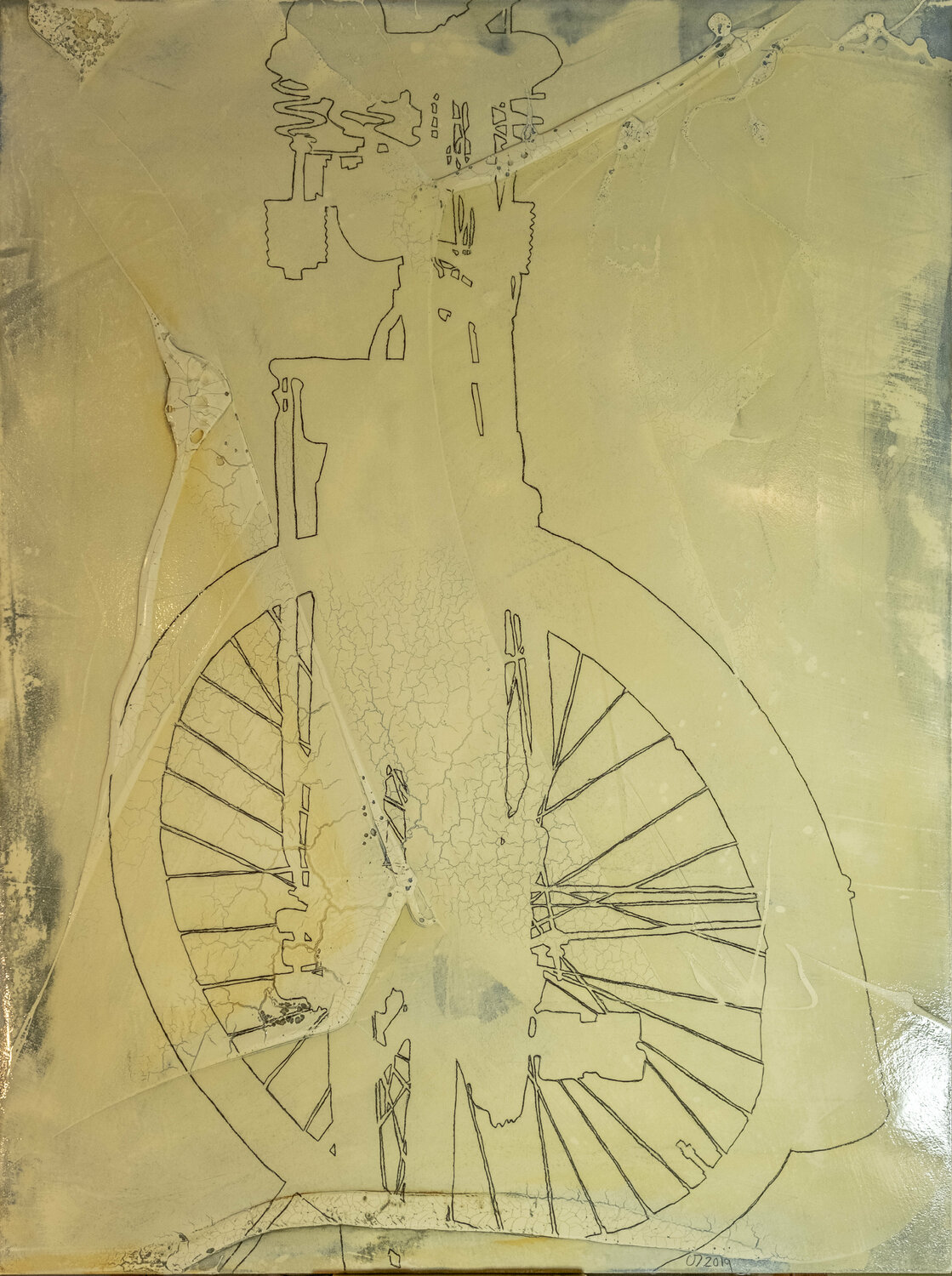 Gazelle 2019, I Oliver Sachse Original painting for sale