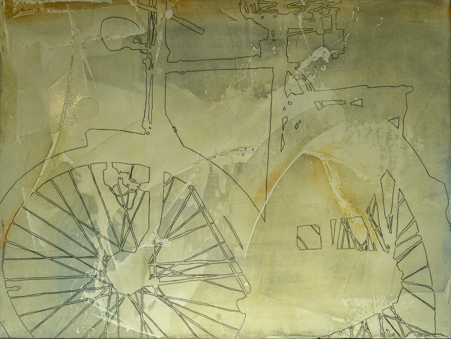 Gazelle 2019, VI Oliver Sachse Original painting for sale