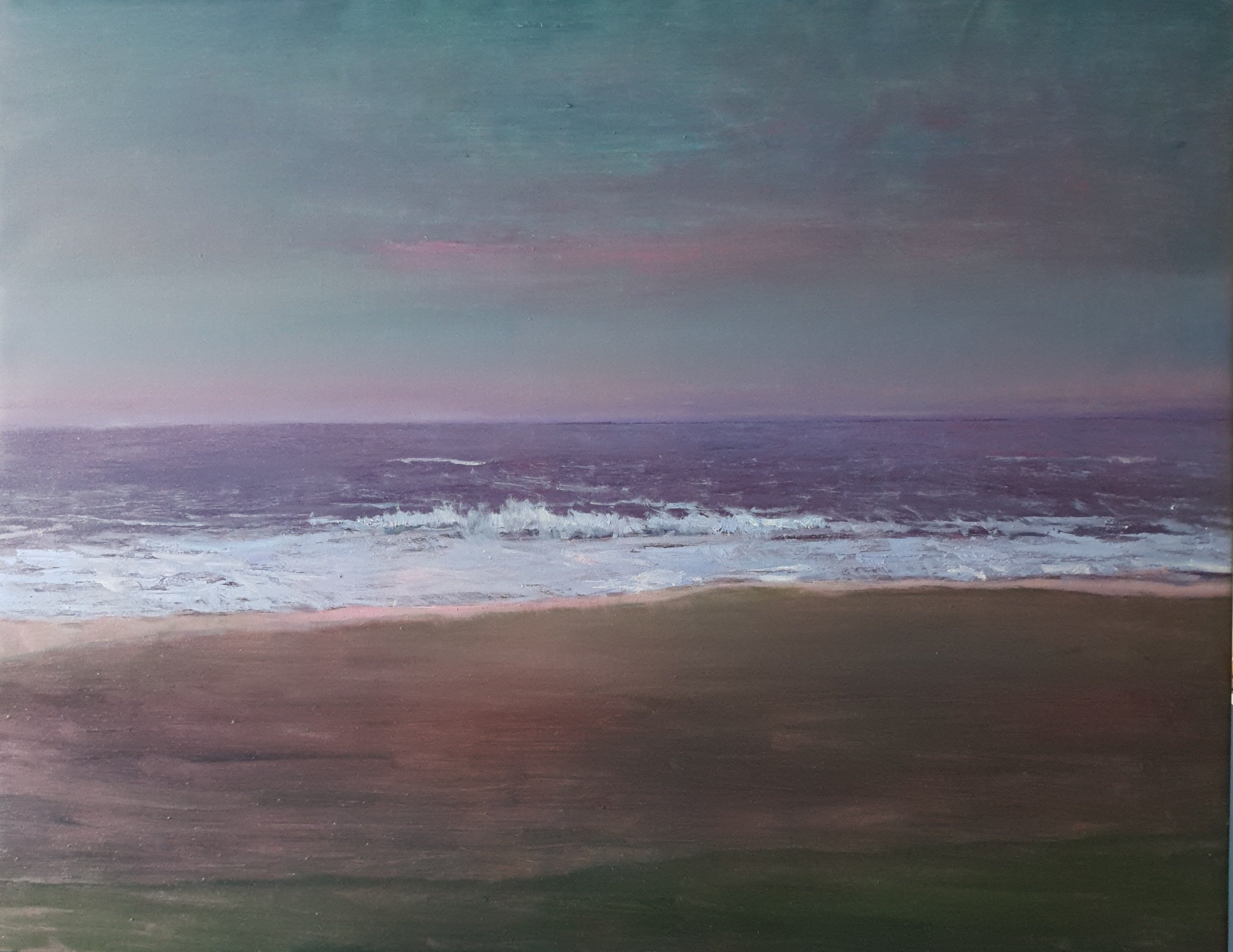 waves, late evening