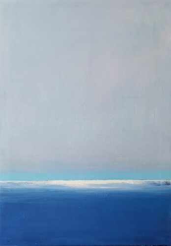 open blue #10 by Luca Raimondi, Painting for Sale on Select