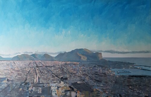 early morning light, Palermo by Luca Raimondi, Painting for Sale on Select
