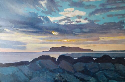 last light by Luca Raimondi, Painting for Sale on Select