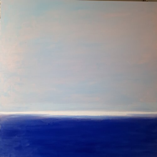 open blue #24 by Luca Raimondi, Painting for Sale on Select