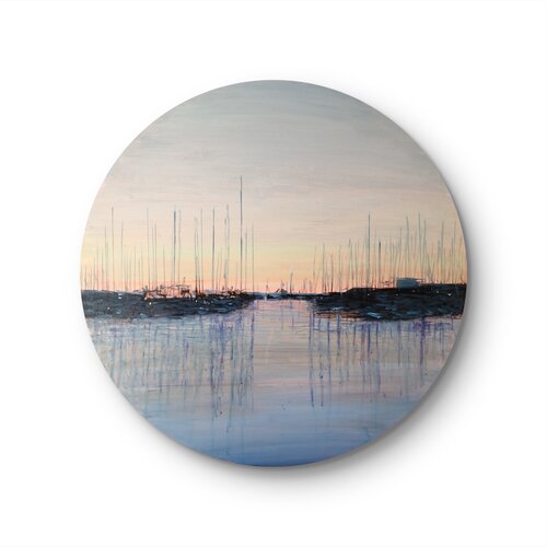 Harbour, sunrise by Luca Raimondi, Painting for Sale on Select