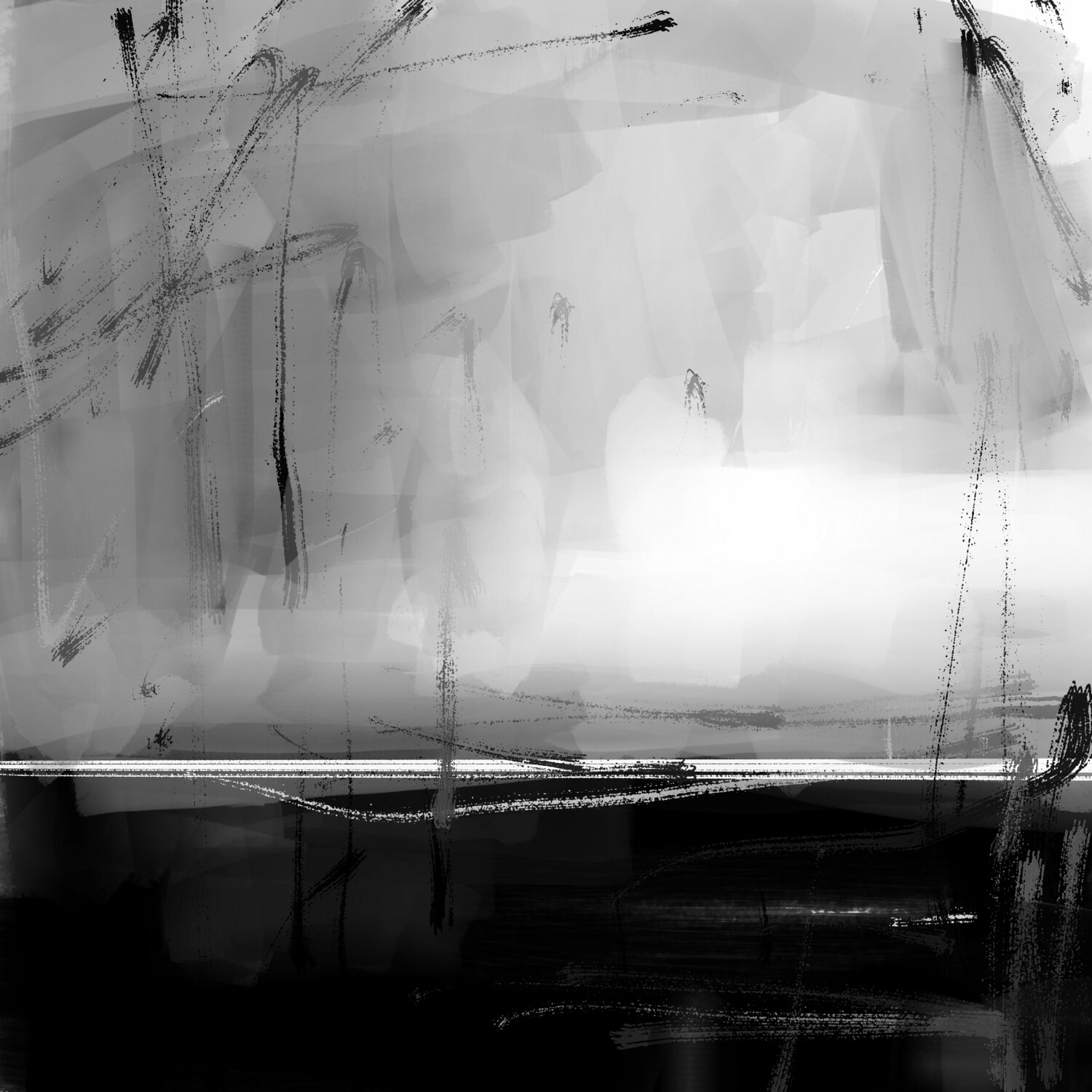 monocrome composition #1 Luca Raimondi Original painting for sale