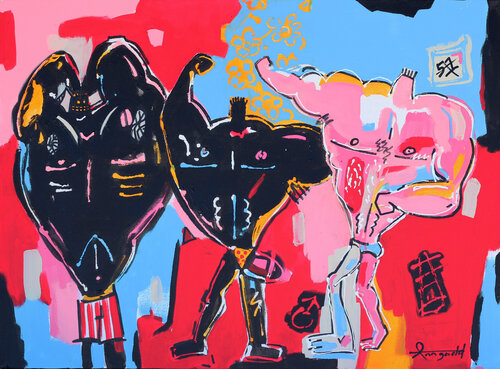 The New Masculinity? by Ann Gadd, Painting for Sale on Select