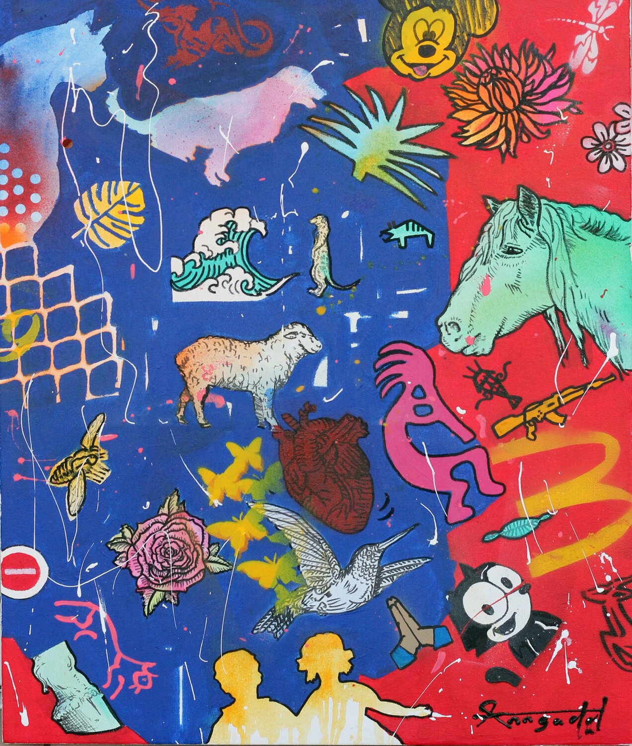 A Few of My Favorite Things Ann Gadd Original painting for sale