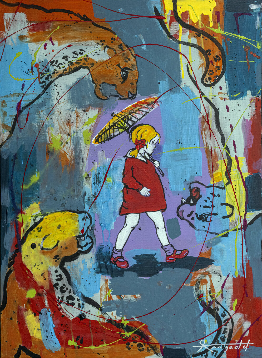 And So I Walk Ann Gadd Original painting for sale