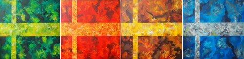 4 estaciones by ARANTXA CAMPOS, Painting for Sale on Select