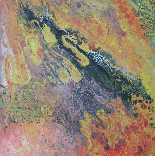 explosión de colores by ARANTXA CAMPOS, Painting for Sale on Select