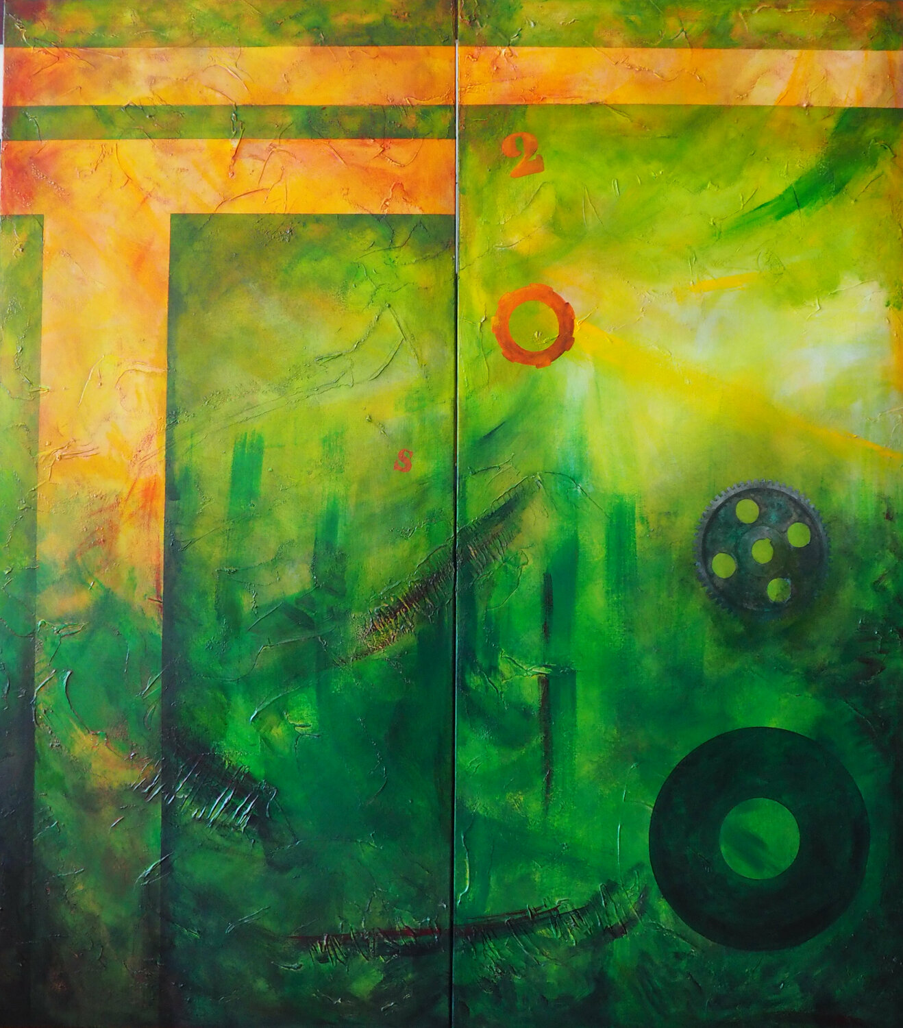 Tic tac ARANTXA CAMPOS Original painting for sale