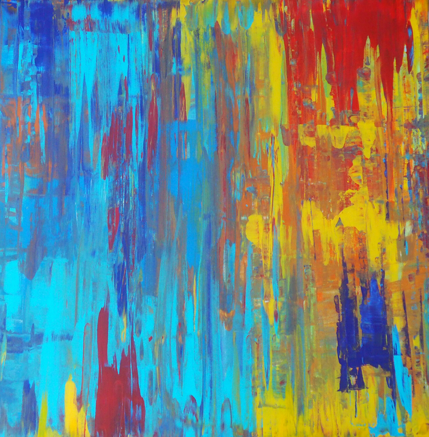 Explosión de emociones ARANTXA CAMPOS Original painting for sale