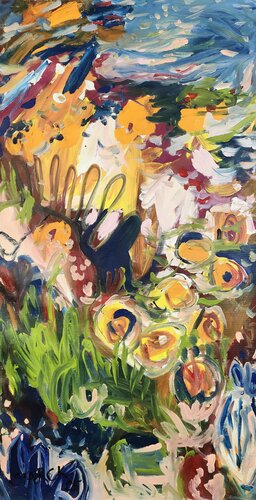 Le jardin des délices by Emily Starck, Painting for Sale on Select