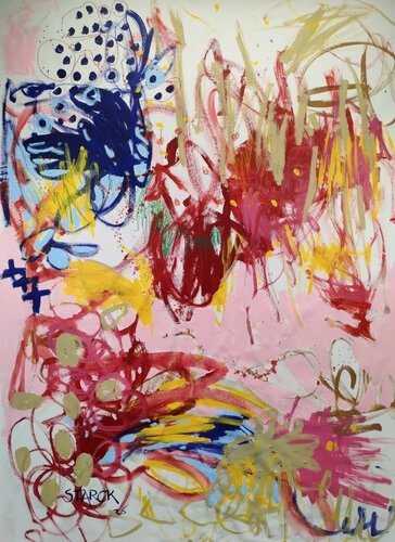 The three blue crosses by Emily Starck, Painting for Sale on Select