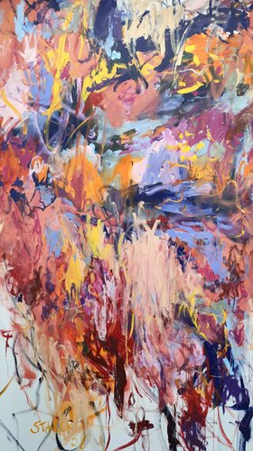 French forests fires by Emily Starck, Painting for Sale on Select
