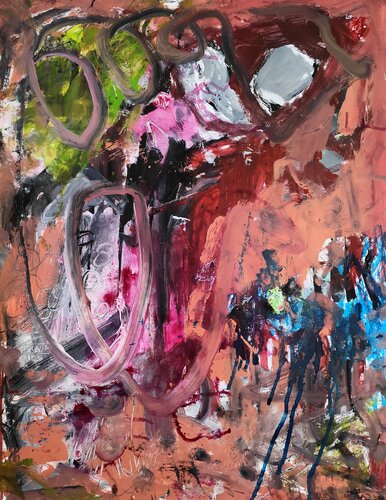 Pink power von Emily Starck, Malerei kaufen auf Select