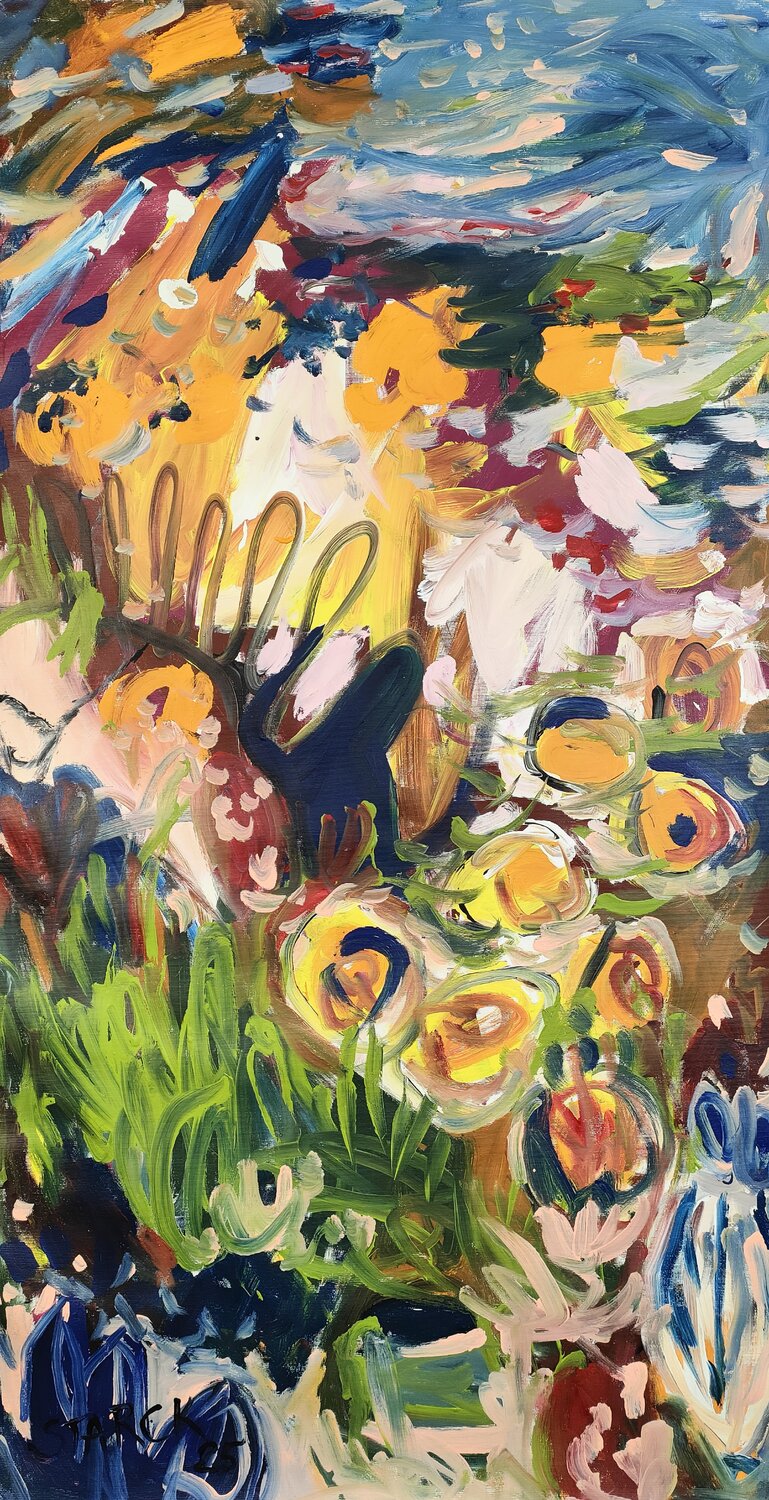 Le jardin des délices Emily Starck Original painting for sale