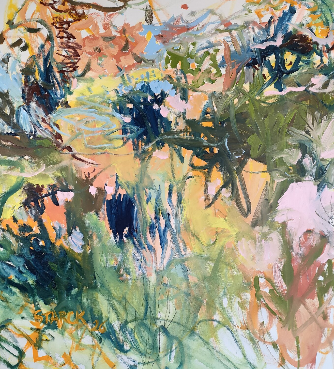 Waiting for Spring Emily Starck Original painting for sale