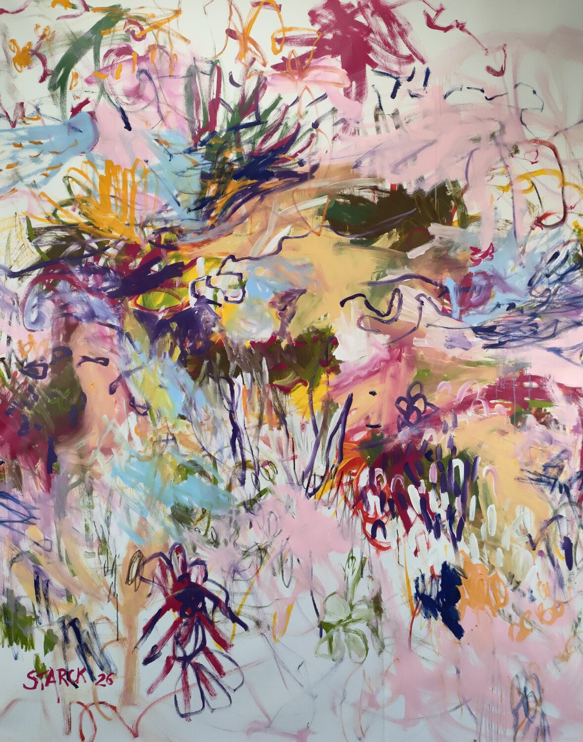The language of flowers Emily Starck Original painting for sale