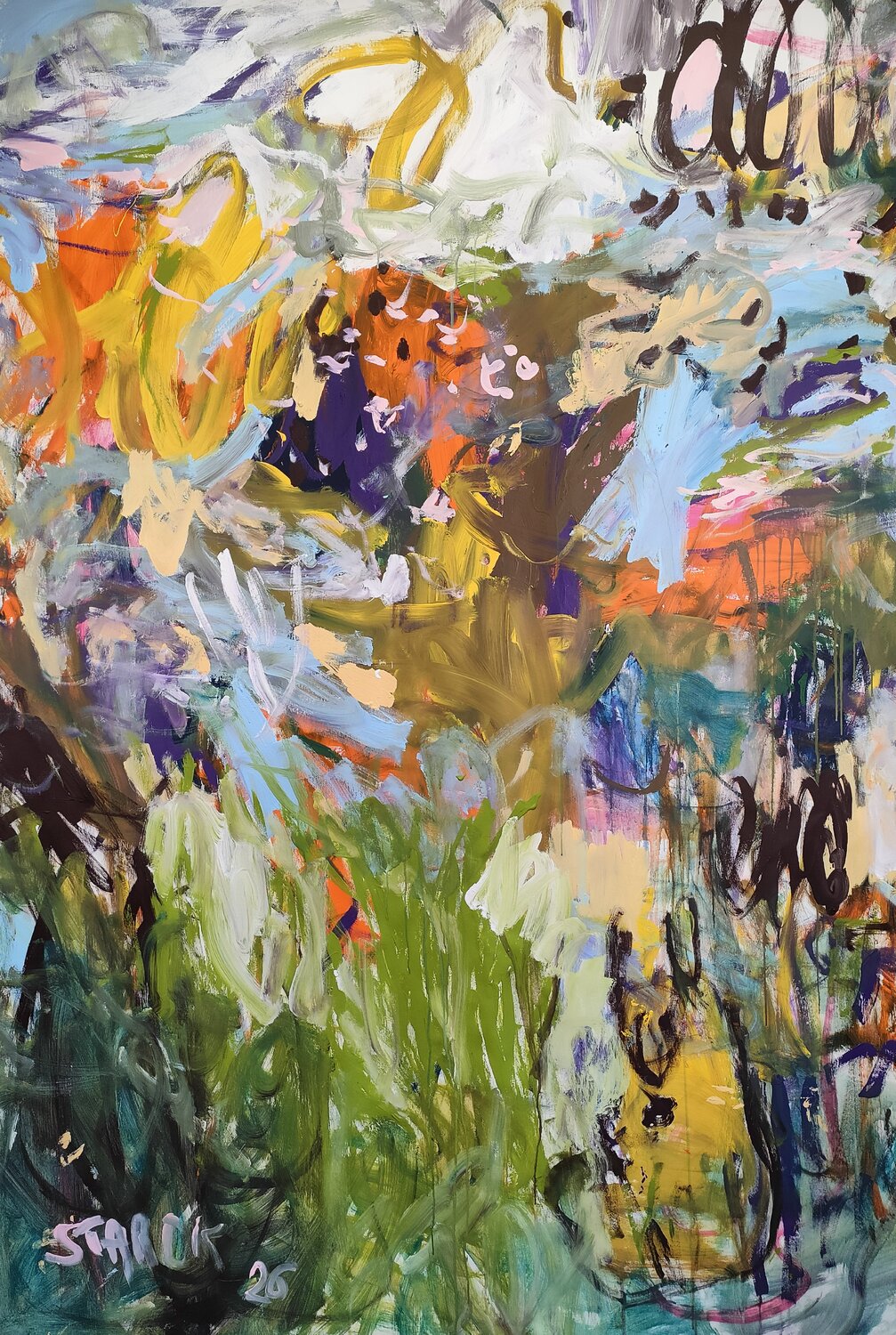 In need of freshness Emily Starck Original painting for sale