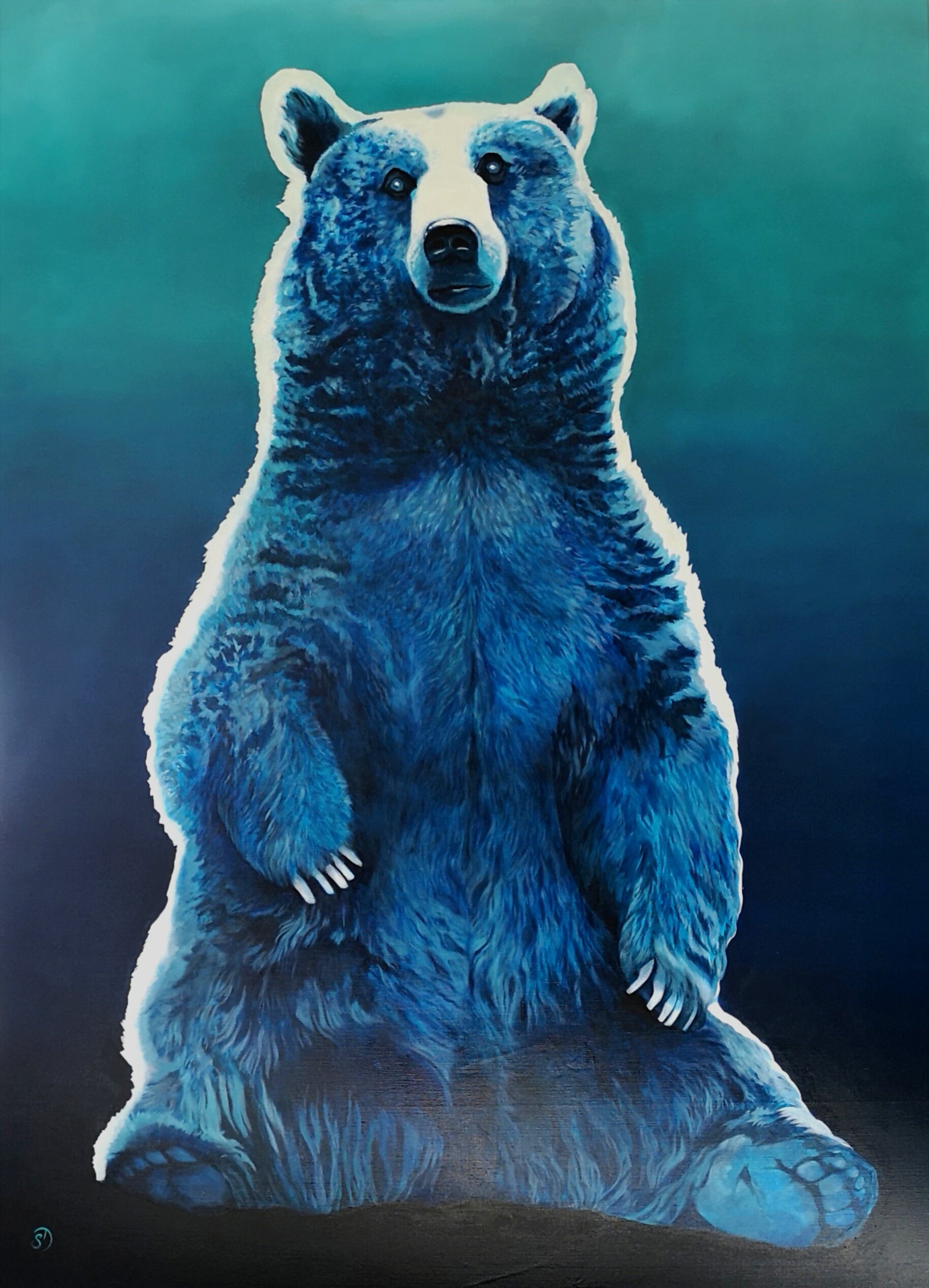 Big Blue Brown Bear