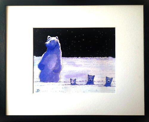 4 ours by Sabine Ducarn, Drawing for Sale on Select
