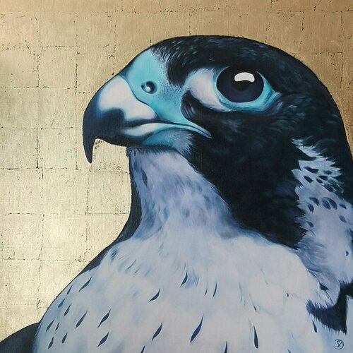 Faucon by Sabine Ducarn, Painting for Sale on Select