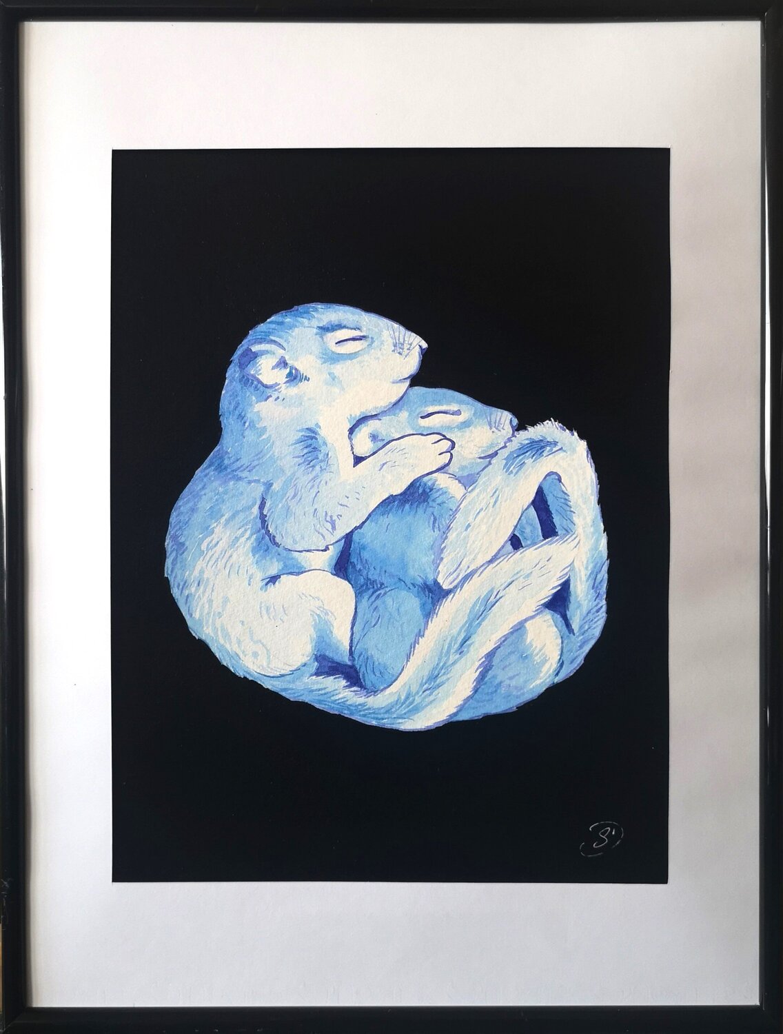 Tender Warmth Sabine Ducarn Drawing for sale
