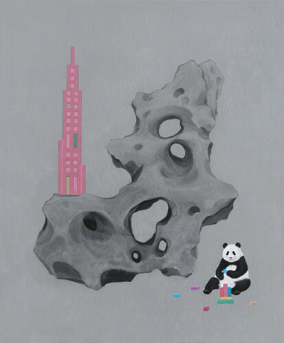 dream builder by Jia Yuan Hua, Painting for Sale on Select