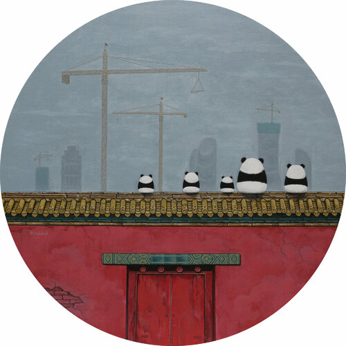 Sightseeing No.7 by Jia Yuan Hua, Painting for Sale on Select