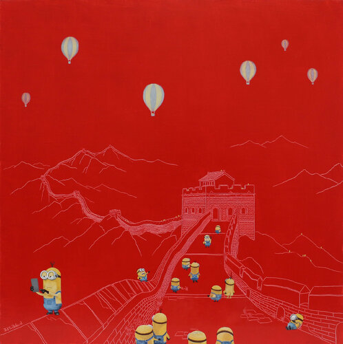 Sightseeing No.8 by Jia Yuan Hua, Painting for Sale on Select
