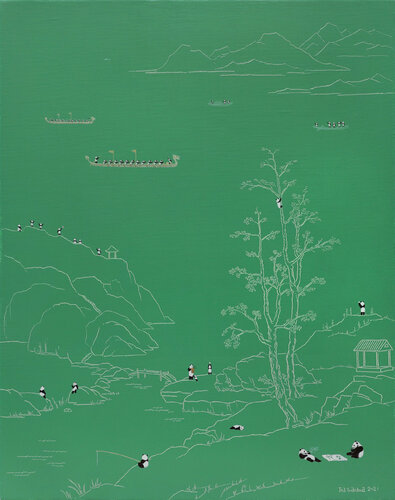 Dragon Boat Festival by Jia Yuan Hua, Painting for Sale on Select