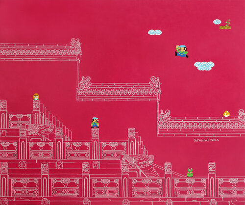 unknown world No.4 by Jia Yuan Hua, Painting for Sale on Select