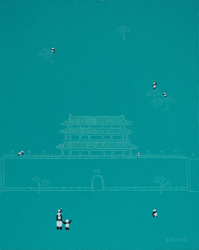 on the cloud No.2 by Jia Yuan Hua, Painting for Sale on Select