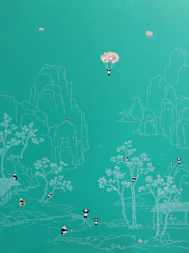 Little World No.8 by Jia Yuan Hua, Painting for Sale on Select