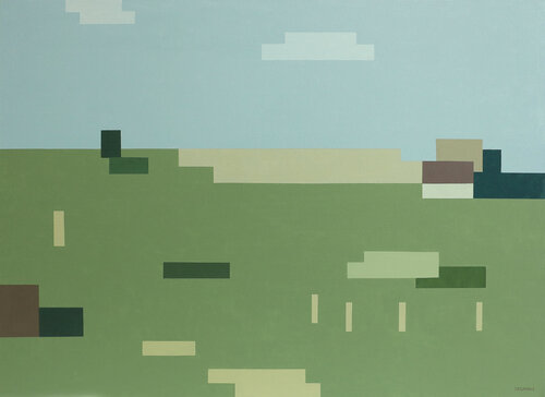countryside by Jia Yuan Hua, Painting for Sale on Select
