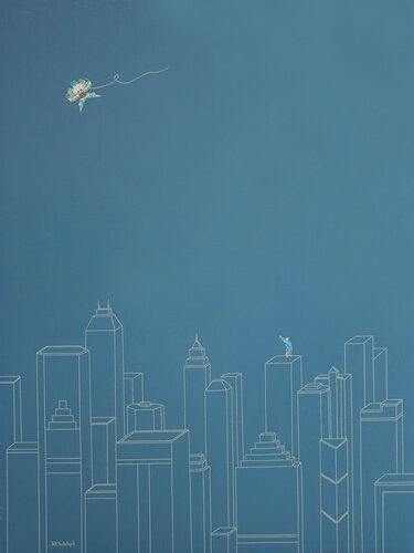 Get Lost by Jia Yuan Hua, Painting for Sale on Select