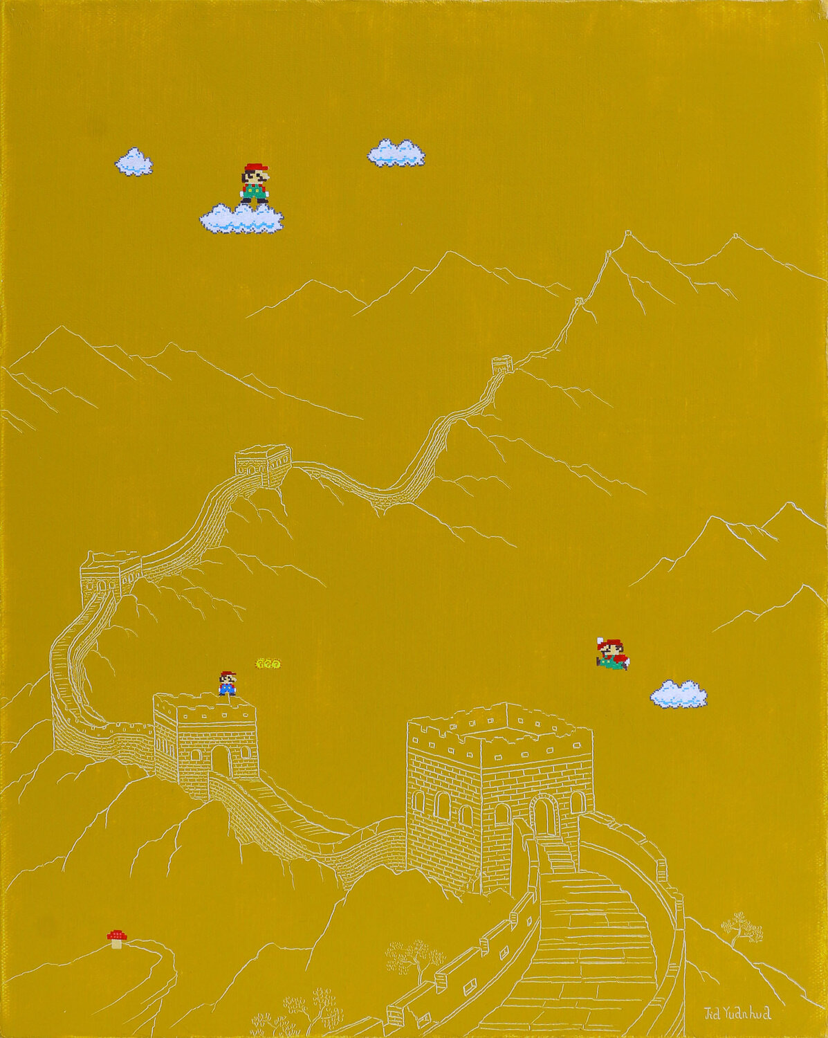 unknown world No.7 Jia Yuan Hua Original painting for sale