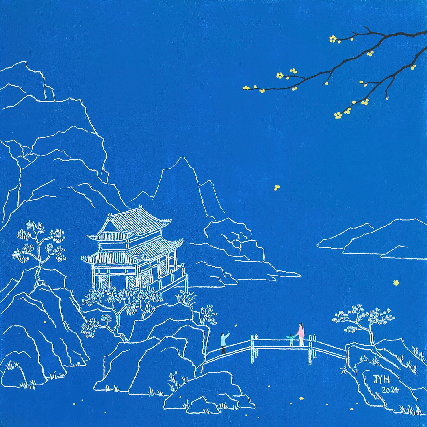 Tour Jia Yuan Hua Original painting for sale