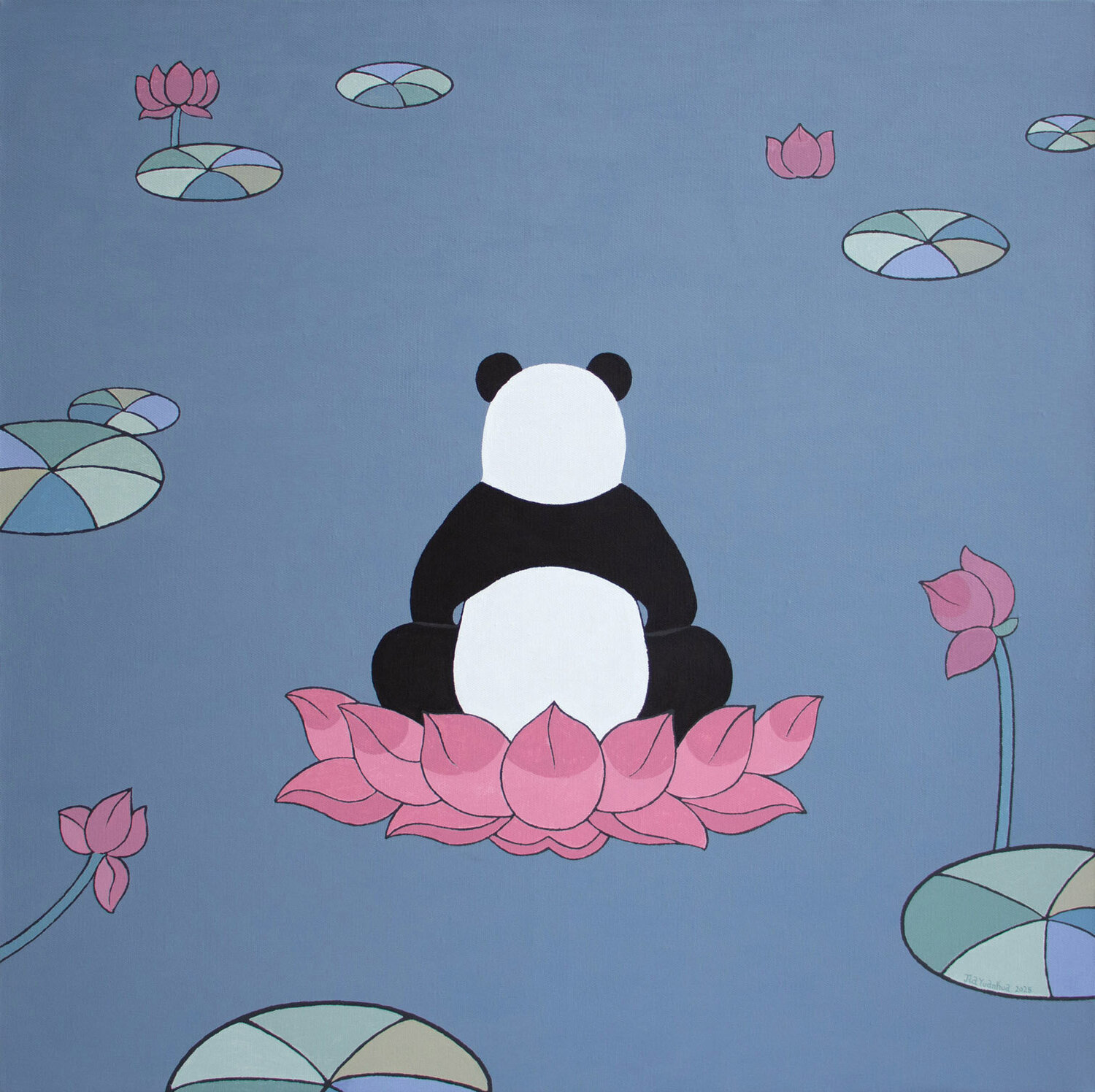 Practice Jia Yuan Hua Original painting for sale