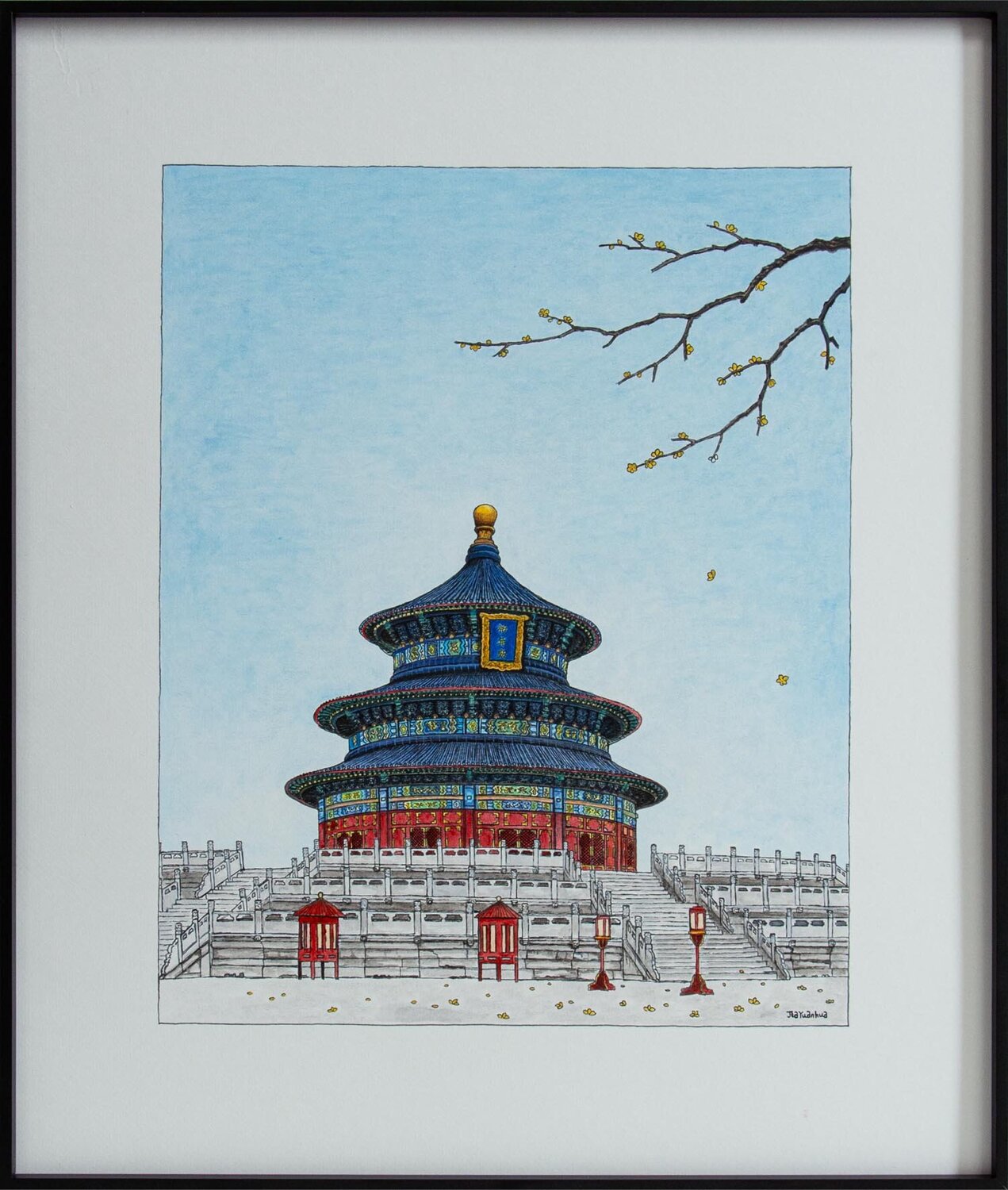 Temple of Heaven No.1 Jia Yuan Hua Original painting for sale